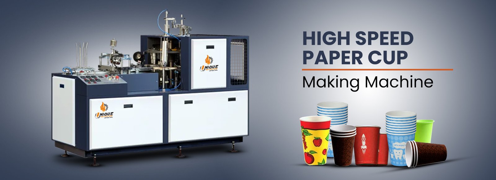 High Speed Paper Cup Making Machine